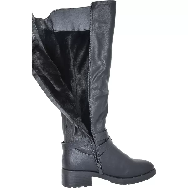 imageDREAM PAIRS Womens Knee High Winter BootsBlacku