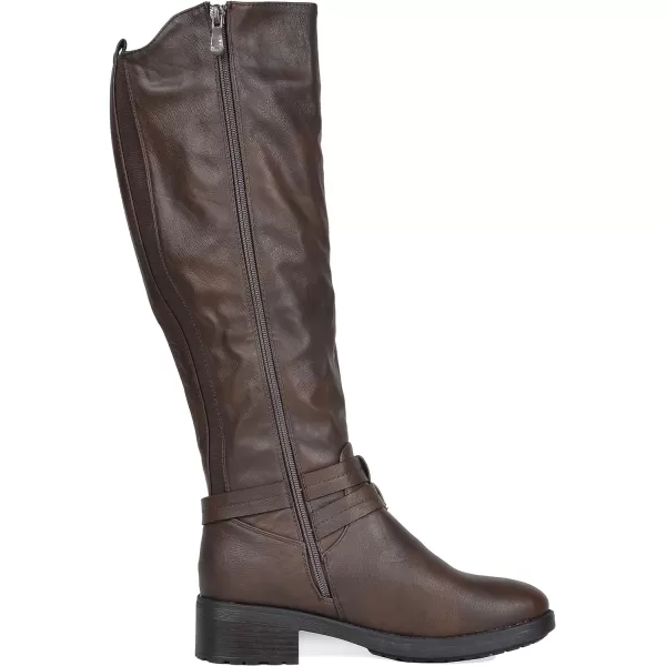 imageDREAM PAIRS Womens Knee High Winter BootsBrown