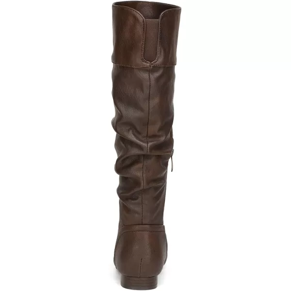 imageDREAM PAIRS Womens Knee High Winter BootsBrown