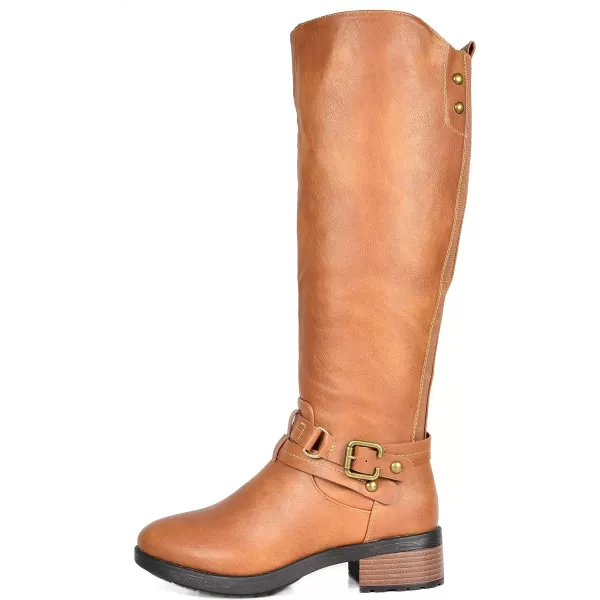 imageDREAM PAIRS Womens Knee High Winter BootsCamelu