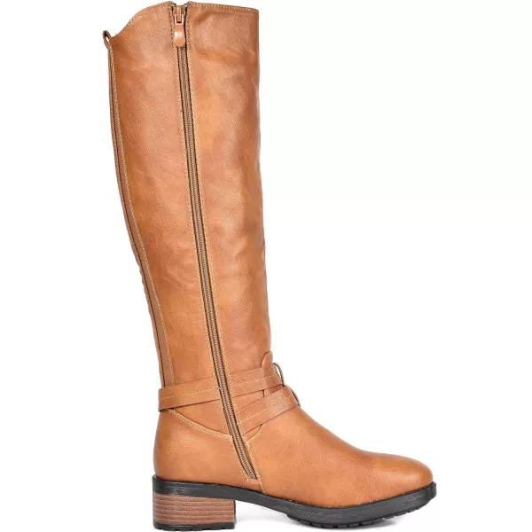 imageDREAM PAIRS Womens Knee High Winter BootsCamelu