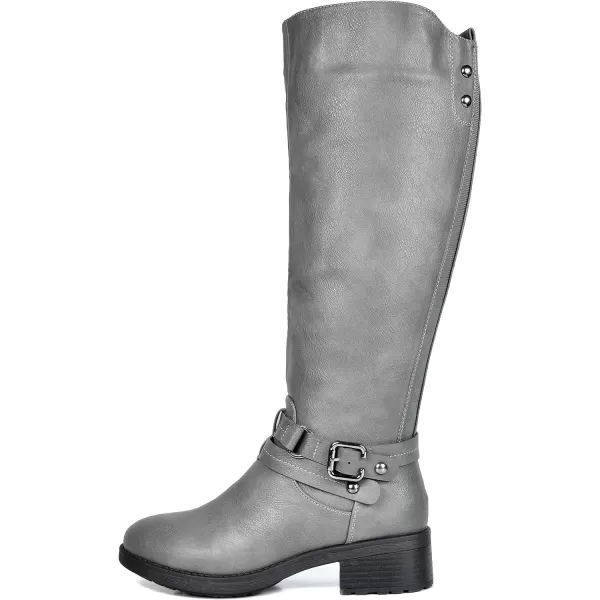 imageDREAM PAIRS Womens Knee High Winter BootsGrey