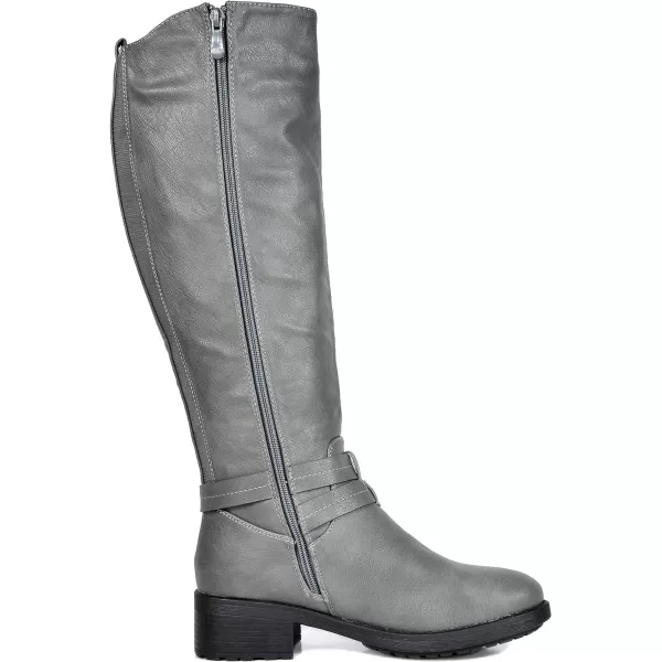 imageDREAM PAIRS Womens Knee High Winter BootsGrey