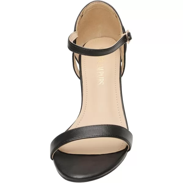 imageDREAM PAIRS Womens Lexii Fashion Stilettos Open Toe Pump Heel SandalsBlack Pu