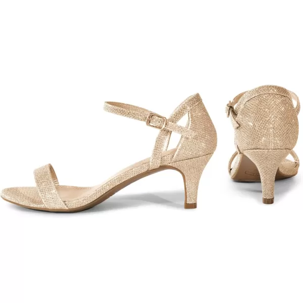 imageDREAM PAIRS Womens Lexii Fashion Stilettos Open Toe Pump Heel SandalsGold Glitter
