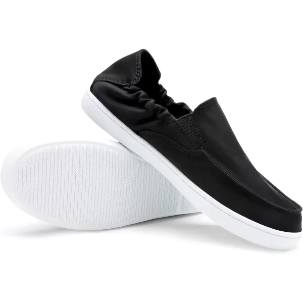 imageDREAM PAIRS Womens Loafers Comfortable Slip on Shoes Lightweight Casual Flats Breathable Canvas Walking Driving Shoes SneakersBlack