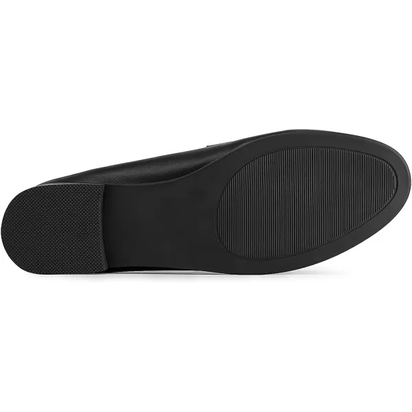 imageDREAM PAIRS Womens Loafers Leather Penny Loafers Fashion Comfortable Flats ShoesBlackpu