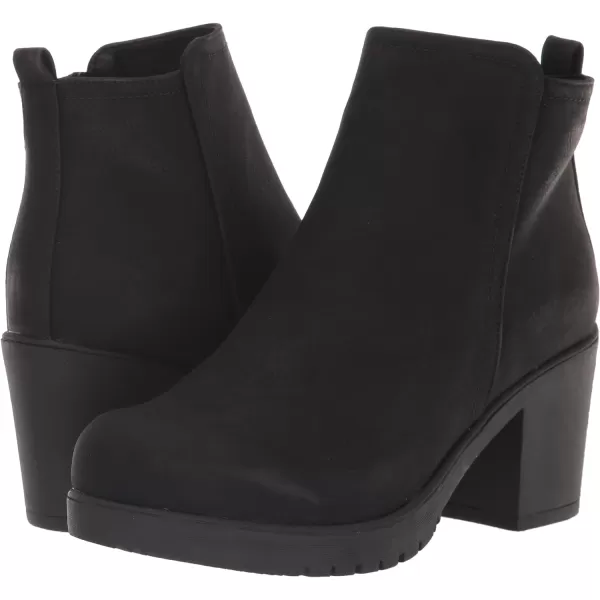 imageDREAM PAIRS Womens Low Heel Chunky Ankle Boots Winter ShoesBlackPuZoey1