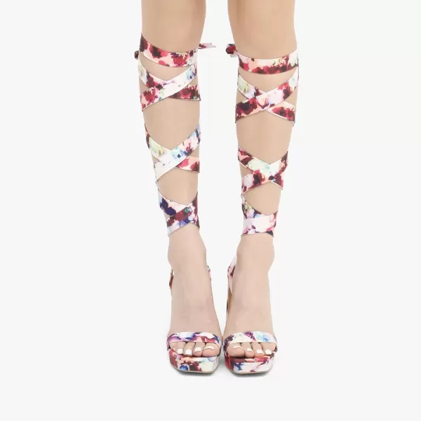 imageDREAM PAIRS Womens Low Heel Pump Sandals SDHS2318WFloral
