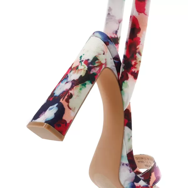 imageDREAM PAIRS Womens Low Heel Pump Sandals SDHS2318WFloral