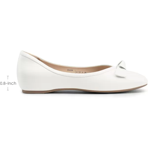 imageDREAM PAIRS Womens Low Wedge Dressy Flats Comfortable Square Toe Rhinestone Wedding ShoesWhite
