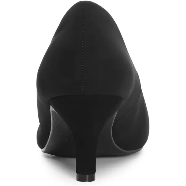 imageDREAM PAIRS Womens Luvly Bridal Wedding Party Low Heel Pump ShoesBlackNubuck