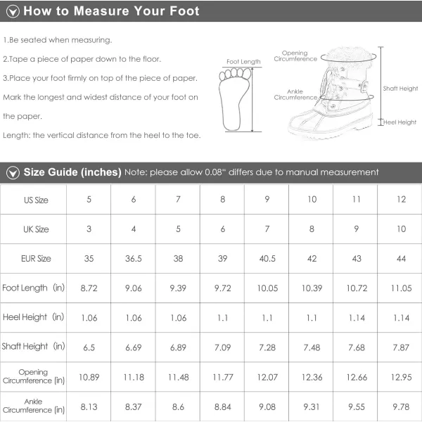 imageDREAM PAIRS Womens Mid Calf WaterProof Winter Snow Boots3brown