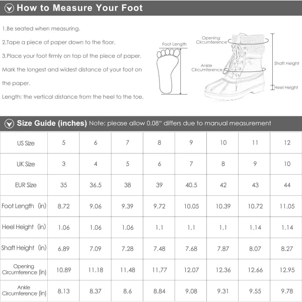 imageDREAM PAIRS Womens Mid Calf WaterProof Winter Snow BootsGrey