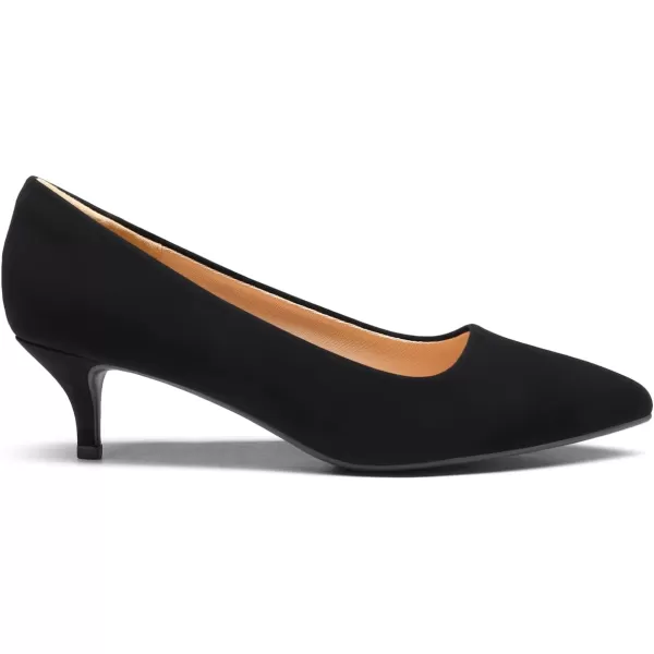 imageDREAM PAIRS Womens Moda Low Heel DOrsay Pointed Toe Pump ShoesBlack