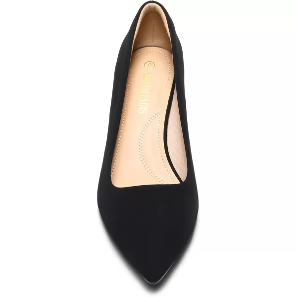 imageDREAM PAIRS Womens Moda Low Heel DOrsay Pointed Toe Pump ShoesBlack