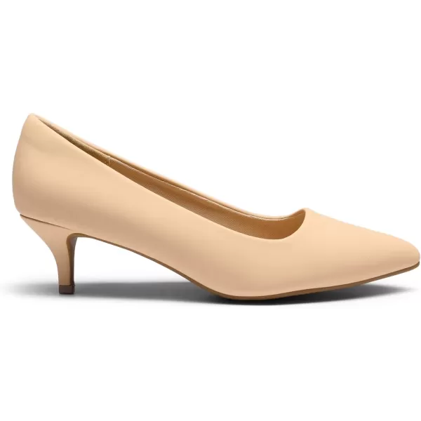 imageDREAM PAIRS Womens Moda Low Heel DOrsay Pointed Toe Pump ShoesCloudnubuck