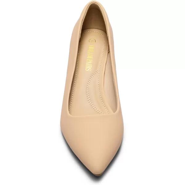 imageDREAM PAIRS Womens Moda Low Heel DOrsay Pointed Toe Pump ShoesCloudnubuck