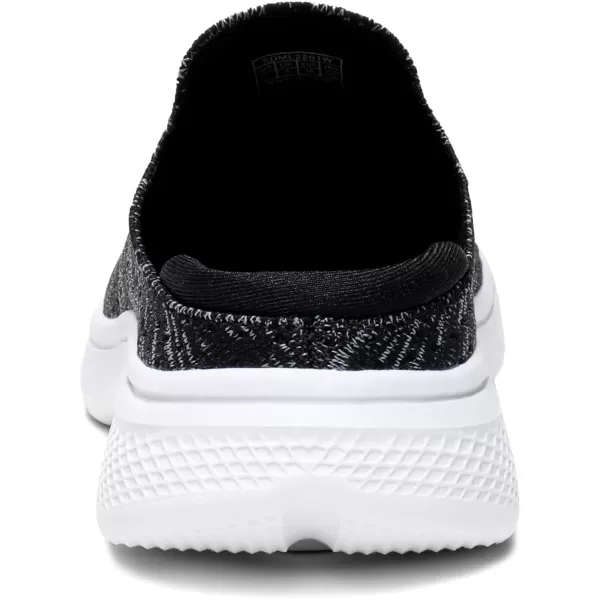 imageDREAM PAIRS Womens Mules Shoes Slip on Sneakers Knit Flats Platform Lightweight Breathable NonSlip Walking ShoesBlackGrey