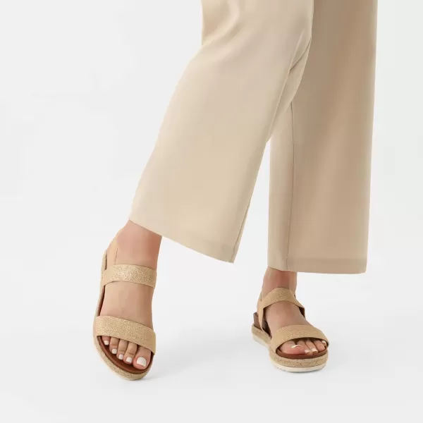 imageDREAM PAIRS Womens Open Toe Espadrille Platform SandalsGold