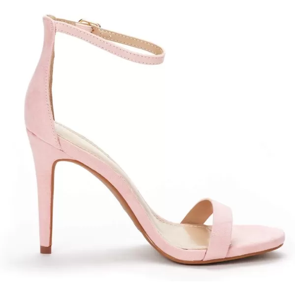 imageDREAM PAIRS Womens Open Toe High Heels Stiletto Heeled Sandals Sexy Dressy ShoesPink