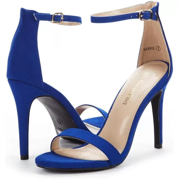 imageDREAM PAIRS Womens Open Toe High Heels Stiletto Heeled Sandals Sexy Dressy ShoesRoyalBlue
