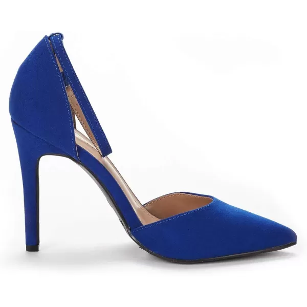 imageDREAM PAIRS Womens OppointedLacey Pump ShoeRoyal Blue