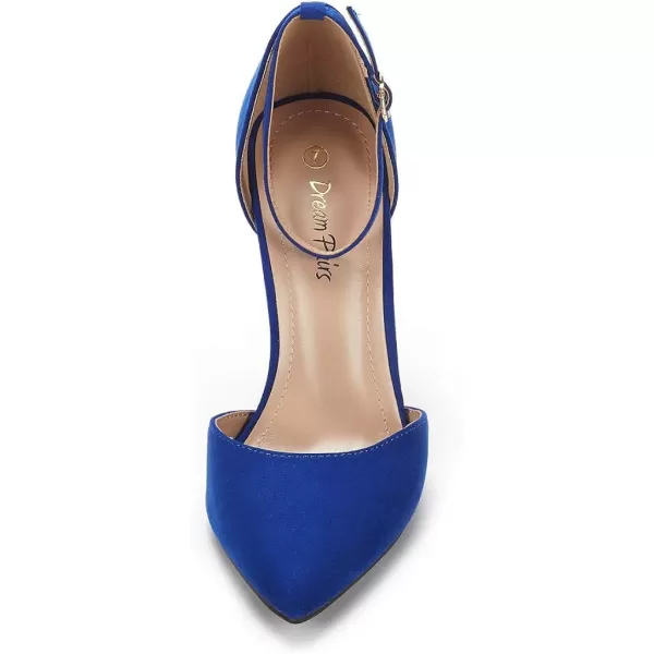 imageDREAM PAIRS Womens OppointedLacey Pump ShoeRoyal Blue