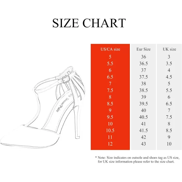 imageDREAM PAIRS Womens OppointedMary Pump ShoeBlack Suede
