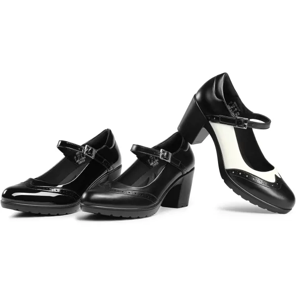 imageDREAM PAIRS Womens Oxfords Mary Jane Dress Shoes Heels for WomenDREAM PAIRS Womens Oxfords Mary Jane Dress Shoes Heels for Women