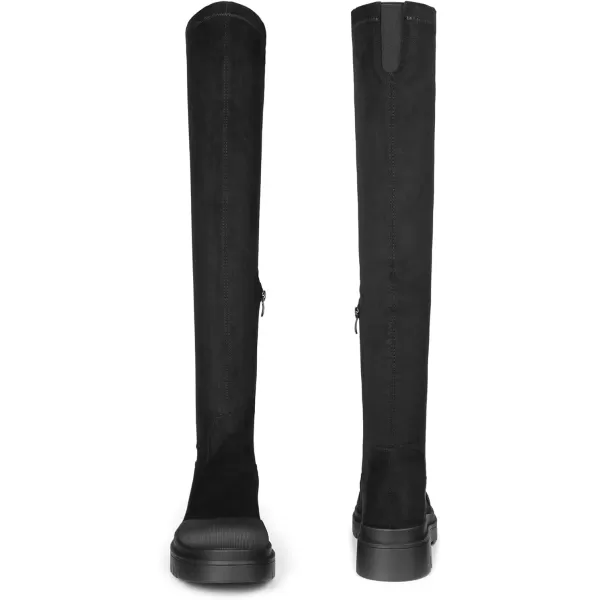 imageDREAM PAIRS Womens Patform Over The Knee Thigh High Boots Stretch Soft Chunky Lug Sole Fall Long BootsDREAM PAIRS Womens Patform Over The Knee Thigh High Boots Stretch Soft Chunky Lug Sole Fall Long Boots