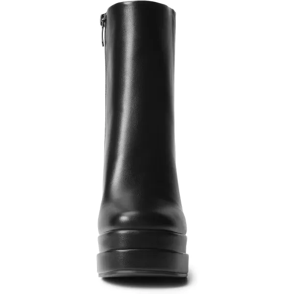 imageDREAM PAIRS Womens Platform Ankle Boot High Chunky Heels Square Toe Comfort Party Dress Booties Shoes for WomenBlack