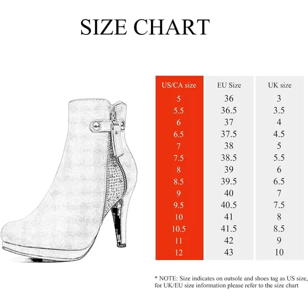 imageDREAM PAIRS Womens Platform High Heel Ankle BootiesLightGrey1