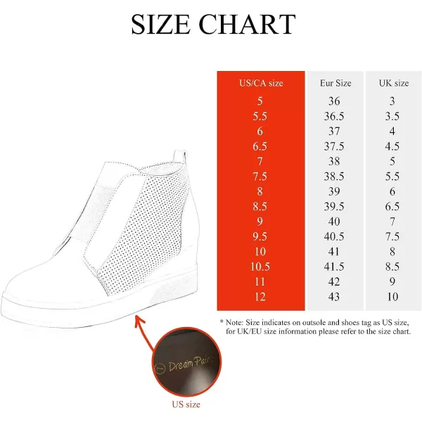 imageDREAM PAIRS Womens Platform Wedge Sneakers Ankle BootiesLeopard
