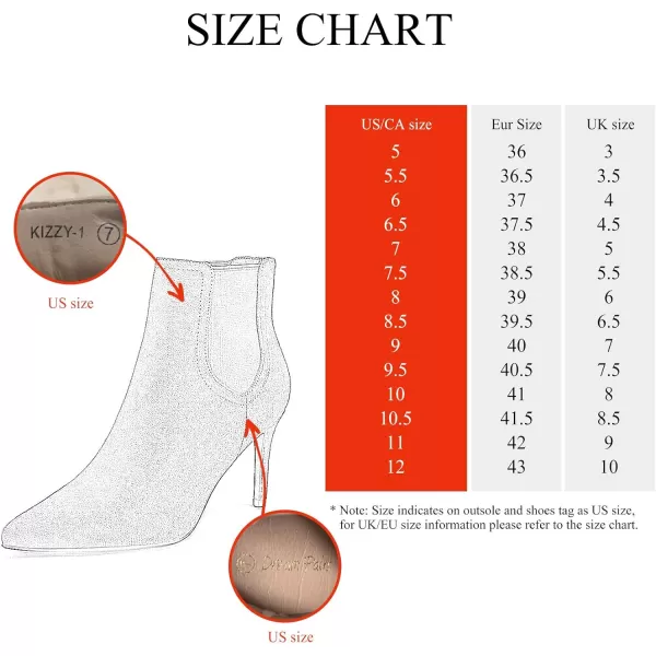 imageDREAM PAIRS Womens Pointed Toe Stiletto High Heel Ankle BootiesKizzy1 Leopard