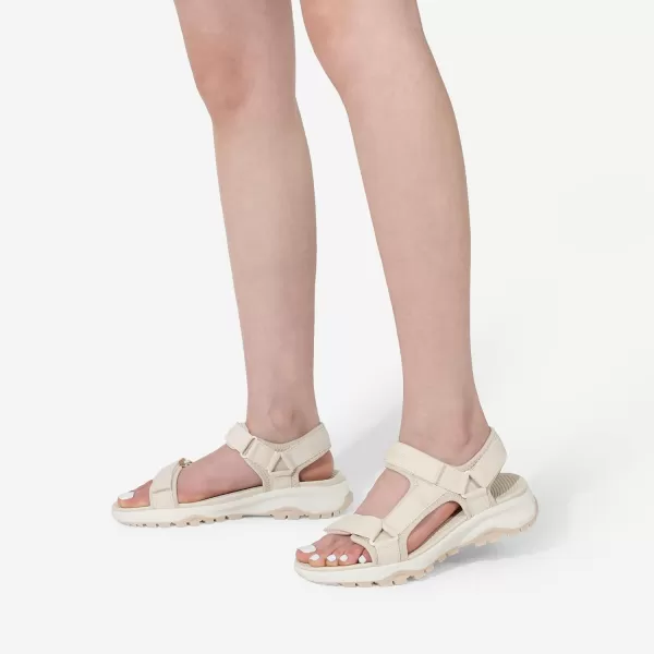 imageDREAM PAIRS Womens Sandals Light Weight Hiking Sandals for Women Comfortable Athletic QuickDrying Walking Water Sandals With Hook And Loop Straps And Soft Insole For Beach Vacation AdventureBeige