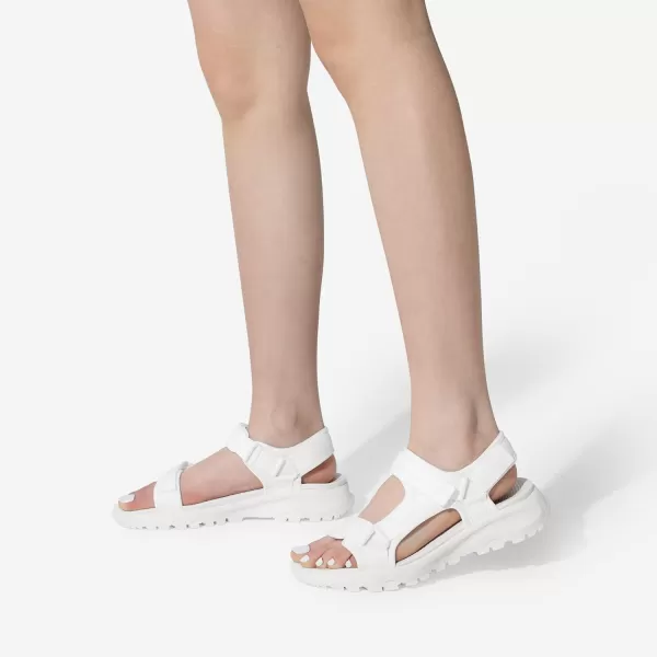 imageDREAM PAIRS Womens Sandals Light Weight Hiking Sandals for Women Comfortable Athletic QuickDrying Walking Water Sandals With Hook And Loop Straps And Soft Insole For Beach Vacation AdventureWhite