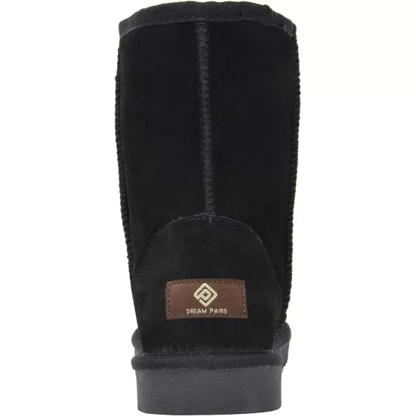 imageDREAM PAIRS Womens ShortyNew Mid Calf Winter Snow BootsBlacknew