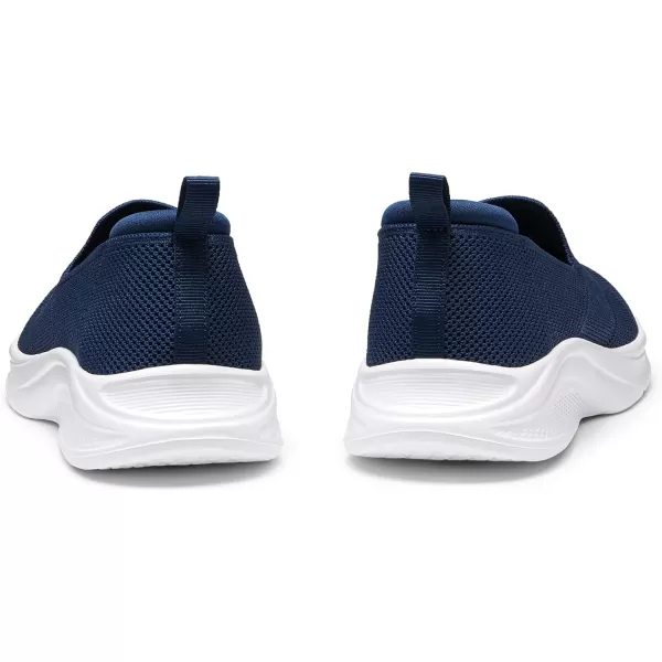 imageDREAM PAIRS Womens Slip on Walking Shoes Lightweight Non Slip Sneakers with Removable Insole  Breathable Knit Mesh Upper  Casual Travel Work Jogging Tennis ShoeNavy