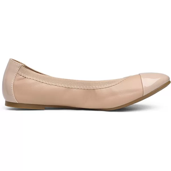 imageDREAM PAIRS Womens SoleFlex Ballerina Walking Flats ShoesNude