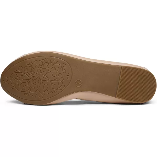 imageDREAM PAIRS Womens SoleFlex Ballerina Walking Flats ShoesNude