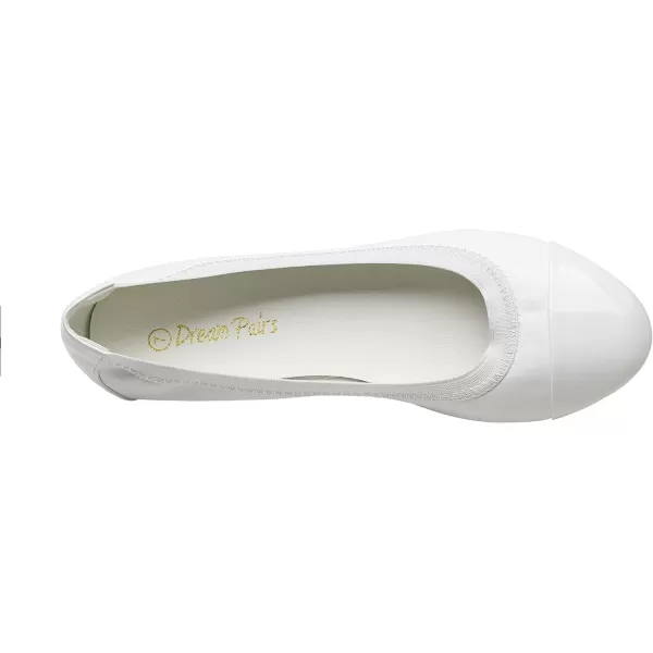 imageDREAM PAIRS Womens SoleFlex Ballerina Walking Flats ShoesWhite