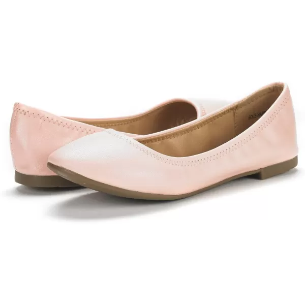 imageDREAM PAIRS Womens SoleHappy Ballerina Walking Flats ShoesPink