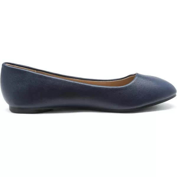 imageDREAM PAIRS Womens SoleSimple Ballerina Walking Flats ShoesNavy