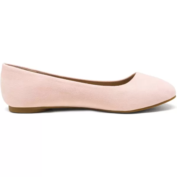 imageDREAM PAIRS Womens SoleSimple Ballerina Walking Flats ShoesPink