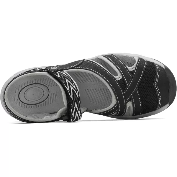 imageDREAM PAIRS Womens Sport Athletic Sandals Outdoor Hiking SandalsBlack