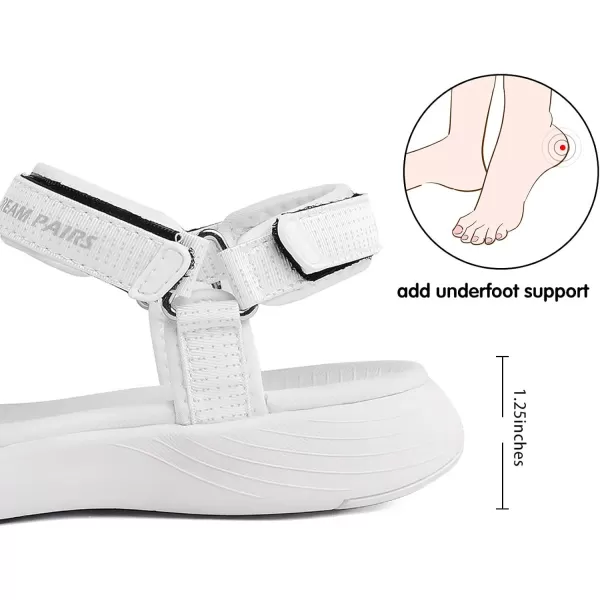 imageDREAM PAIRS Womens Sport Athletic Sandals Outdoor Hiking SandalsQwhite