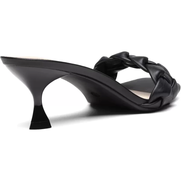 imageDREAM PAIRS Womens Stilettos Heels Open Square Toe Comfort Low Kitten Heels Sexy Dress Pumps Sandals Evening Party Prom Dance ShoesBlackPu