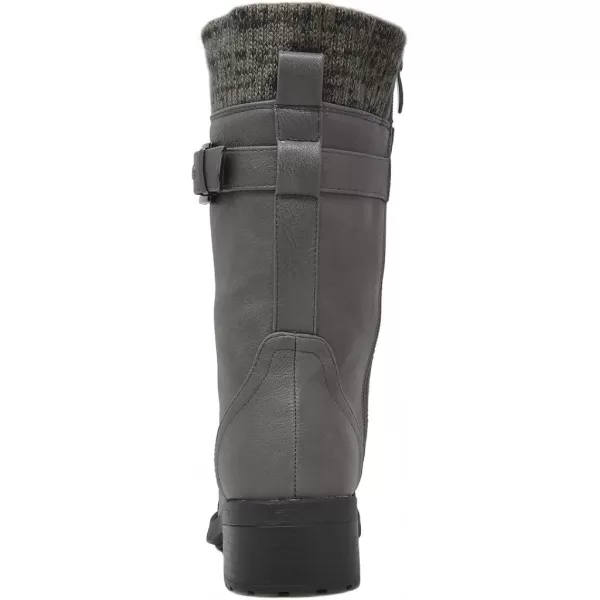 imageDREAM PAIRS Womens Winter Lace up Mid Calf Combat Riding Military BootsAmazongrey