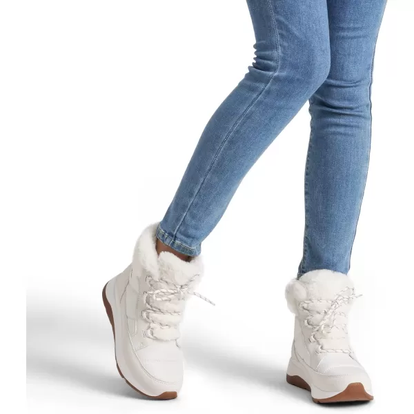 imageDREAM PAIRS Womens Winter Snow Boots Faux Fur Waterproof Ankle Booties Ladies Comfortable Short Boots OutdoorOffwhite